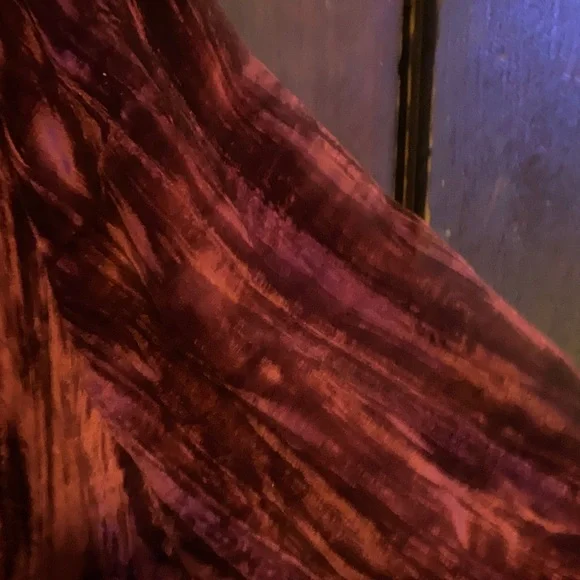 Coldwater Creek Rich Burgundy Velvet Jacket - Picture 3 of 3